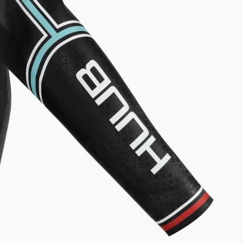 Pianka triathlonowa męska HUUB Varman Glacier 3:5 mm blue/red