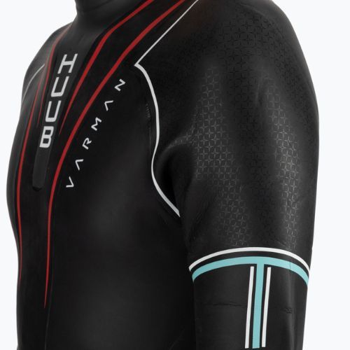 Pianka triathlonowa męska HUUB Varman Glacier 3:5 mm blue/red