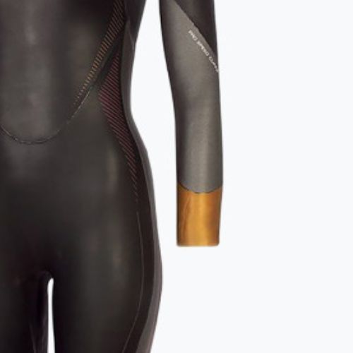 Pianka triathlonowa damska ZONE3 Thermal Aspire 4 mm black/grey/gold/red