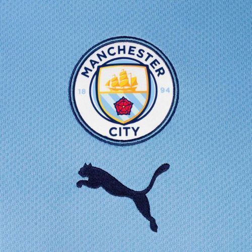 Koszulka piłkarska męska PUMA MCFC Home Jersey Replica Team light blue