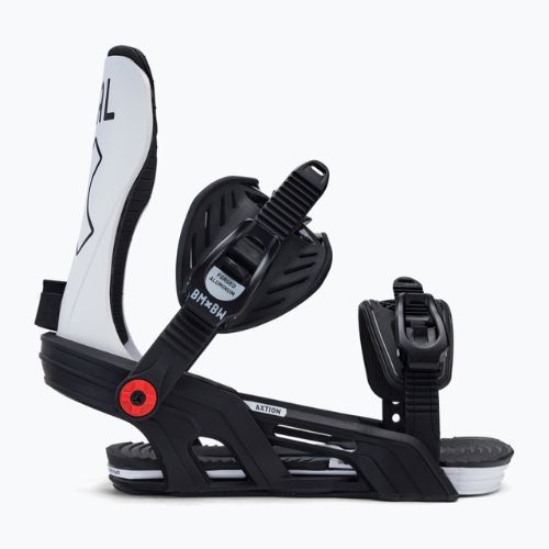 Wiązania snowboardowe Bent Metal Axtion black/white