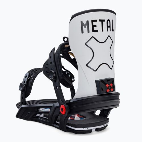 Wiązania snowboardowe Bent Metal Axtion black/white