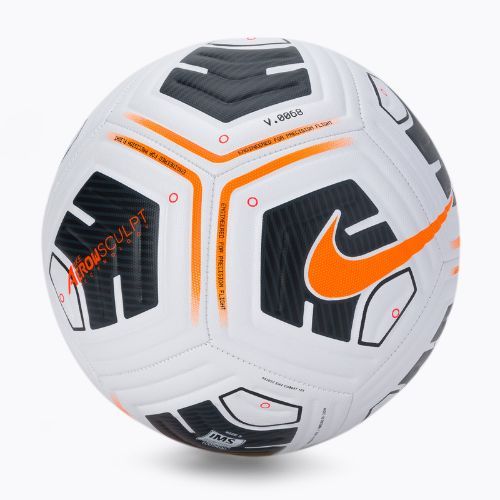 Piłka do piłki nożnej Nike Academy Team white/black/total orange rozmiar 5