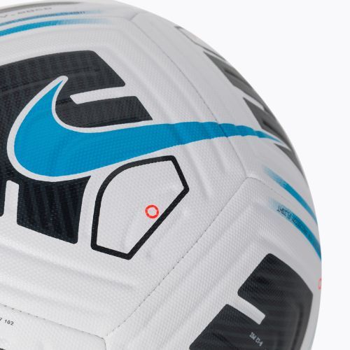 Piłka do piłki nożnej Nike Academy Team white/black/light blue fury rozmiar 5