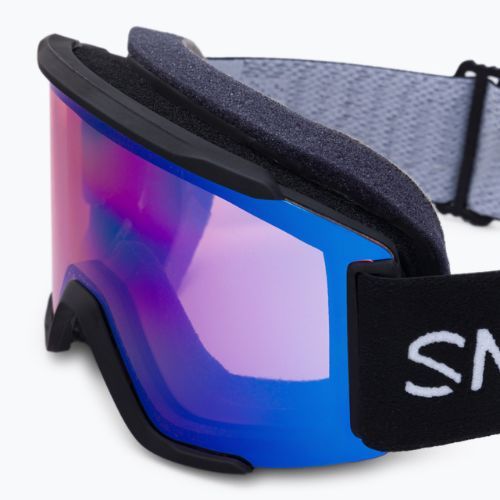 Gogle narciarskie Smith Squad S black/chromapop photochromic rose flash
