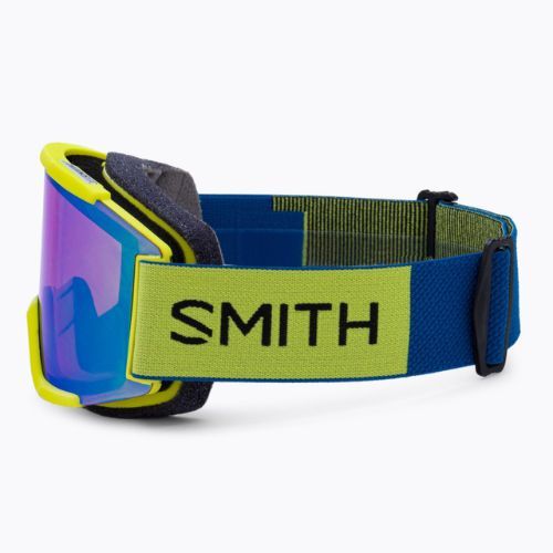 Gogle narciarskie Smith Squad neon yellow/chromapop everyday green mirror