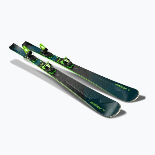 Narty zjazdowe Elan Amphibio 12 C PS + wiązania ELS 11 black/green