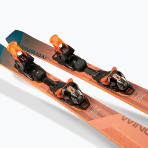 Narty zjazdowe Elan Wingman 82 CTI Fusion + wiązania EMX 12 orange/blue