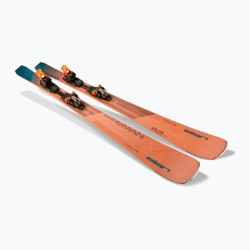 Narty zjazdowe Elan Wingman 82 CTI Fusion + wiązania EMX 12 orange/blue