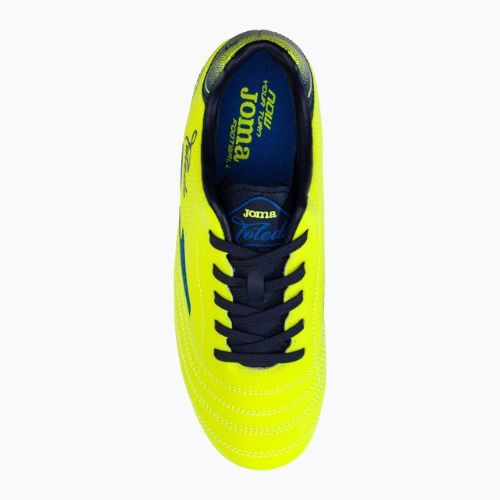 Buty piłkarskie dziecięce Joma Toledo HG lemon fluor