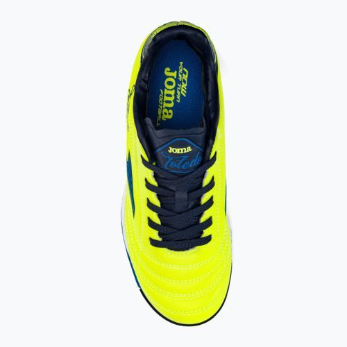 Buty piłkarskie dziecięce Joma Toledo IN lemon fluor