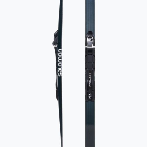 Narty biegowe dziecięce Salomon Aero Grip Jr. + wiązania Prolink Access black/blue