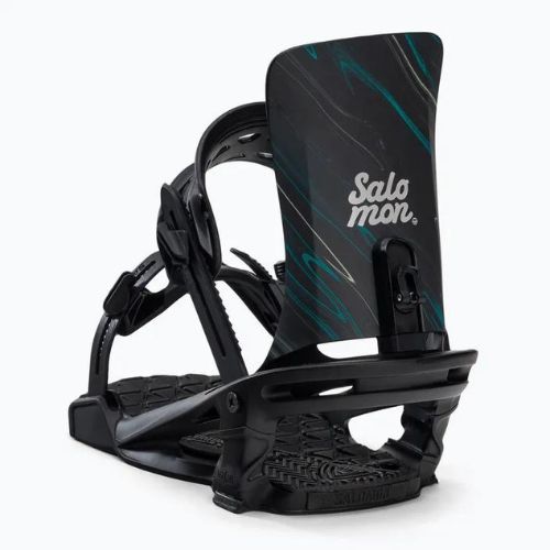 Wiązania snowboardowe damskie Salomon Nesta W black