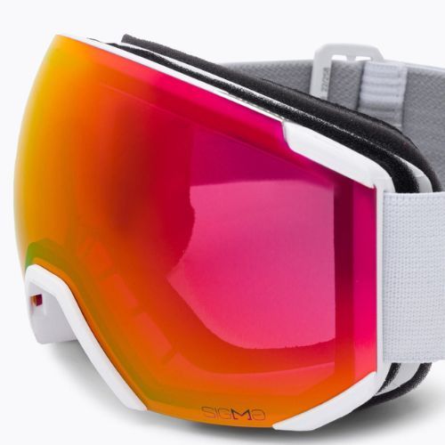 Gogle narciarskie Salomon Radium white/sigma poppy red
