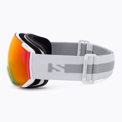 Gogle narciarskie Salomon Radium white/sigma poppy red