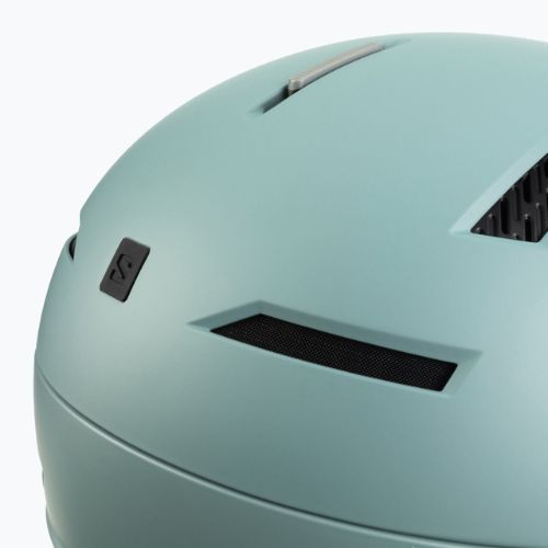 Kask narciarski Salomon Driver Prime Sigma Plus wrought iron/silver pink/sky blue