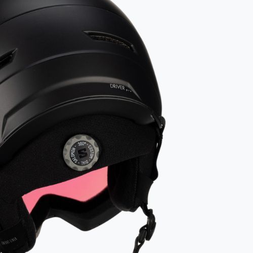 Kask narciarski Salomon Driver Pro Sigma black/emerald