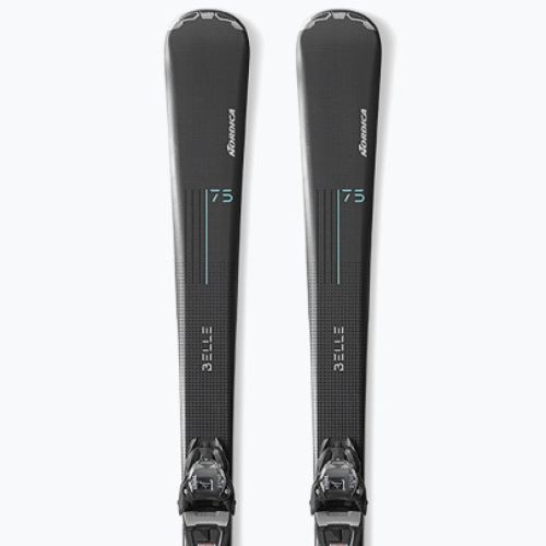 Narty zjazdowe Nordica Belle 75 + wiązania TP2 10 anthracite/teal
