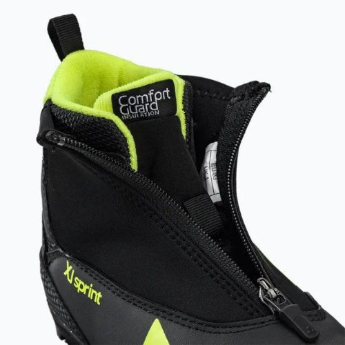 Buty do nart biegowych dziecięce Fischer XJ Sprint black/yellow