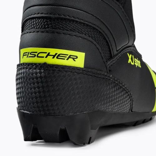 Buty do nart biegowych dziecięce Fischer XJ Sprint black/yellow