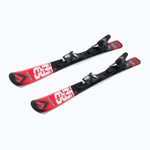 Narty zjazdowe dziecięce Rossignol Hero 100-140 + wiązania KID 4 red