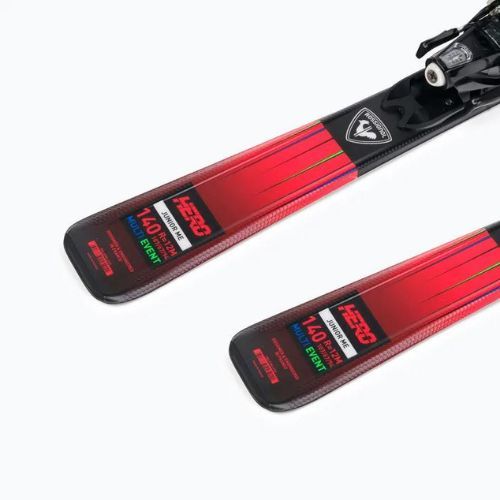 Narty zjazdowe dziecięce Rossignol Hero 130-150 + wiązania XP7 red