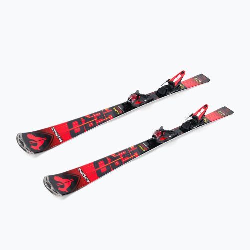 Narty zjazdowe Rossignol Hero Carve K + wiązania NX12 red