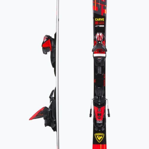 Narty zjazdowe Rossignol Hero Carve K + wiązania NX12 red