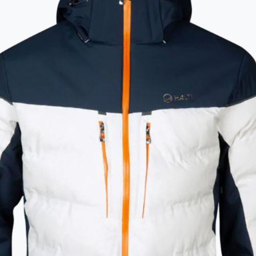 Kurtka narciarska męska Halti Wiseman Ski white/big dipper blue