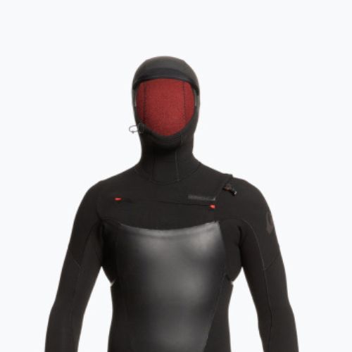Pianka do pływania męska Quiksilver Marathon Sessions 4/3 mm Hooded Chest Zip black