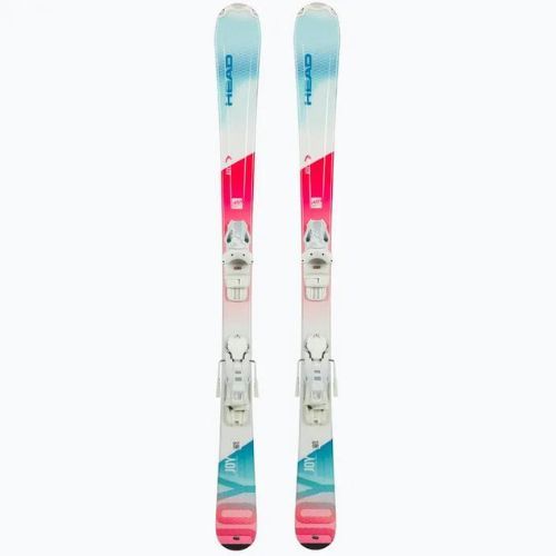 Narty zjazdowe dziecięce HEAD Joy Easy Jrs + wiązania Jrs 7.5 white/blue/pink