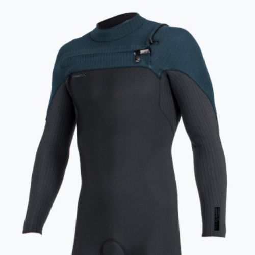 Pianka do pływania męska O'Neill Blueprint Windfreak 5/4+ mm Chest Zip Full black/cadet blue