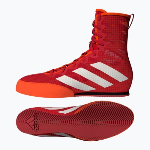 Buty bokserskie męskie adidas Box Hog 4 czerwone GW1403