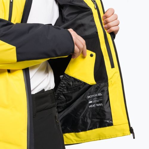 Kurtka narciarska męska Descente Mateo marigold yellow