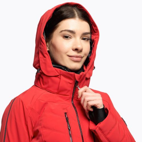 Kurtka narciarska damska Descente Brianne electric red/electric red