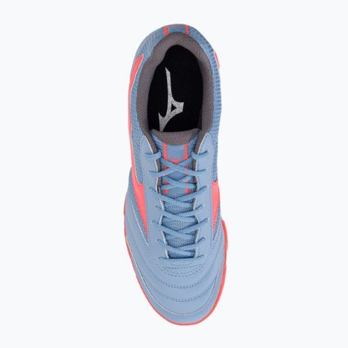 Buty piłkarskie męskie Mizuno Morelia Sala Classic TF placid blue/neon flame