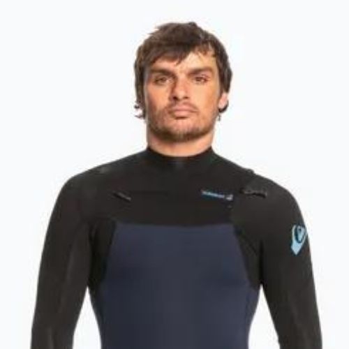 Pianka do pływania męska Quiksilver Everyday Session 3/2 mm Chest Zip dark navy/black