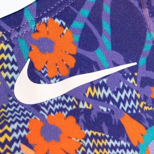Strój pływacki jednoczęściowy damski Nike Multiple Print Fastback psychic purple