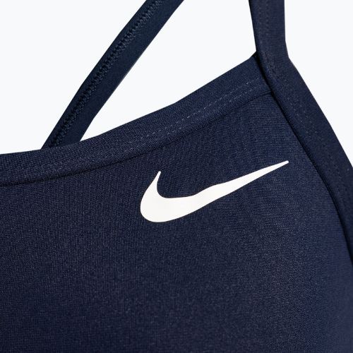 Strój pływacki jednoczęściowy damski Nike Multiple Print Racerback Splice One midnight navy