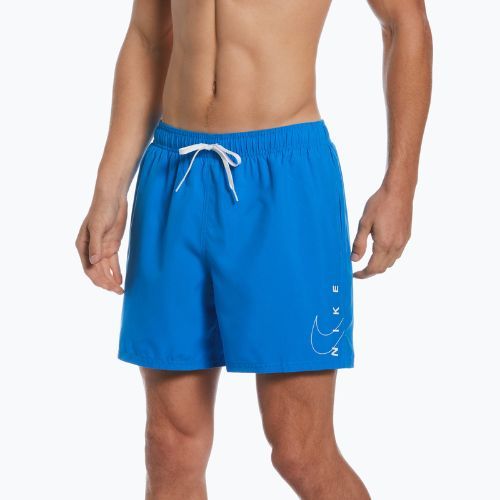 Szorty kąpielowe męskie Nike Swoosh Break 5" Volley photo blue