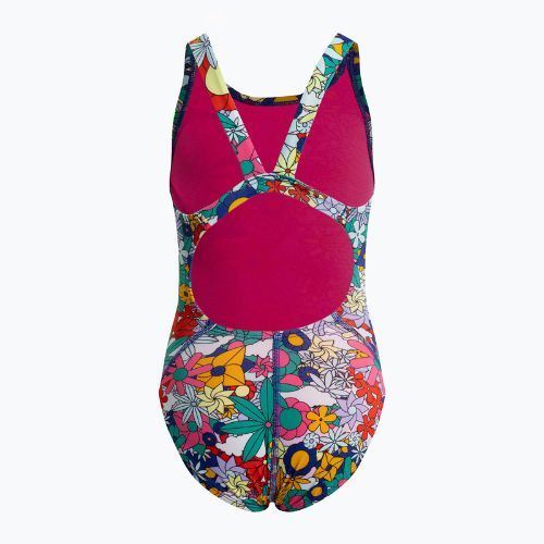 Strój pływacki jednoczęściowy dziecięcy Nike Multiple Print Fastback lapis