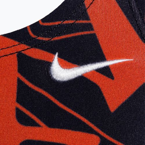 Strój pływacki jednoczęściowy dziecięcy Nike Multiple Print Fastback bright crimson