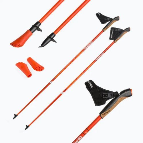 Kije nordic walking Gabel X-1.35 Active pomarańczowe 7009361151050