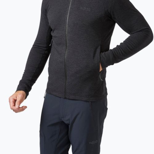 Bluza trekkingowa męska Rab Nexus Hoody black