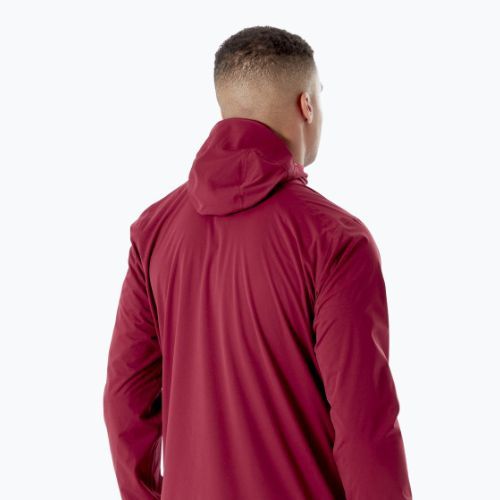 Kurtka przeciwdeszczowa męska Rab Kinetic 2.0 oxblood red