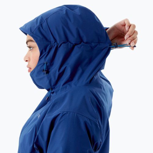 Kurtka przeciwdeszczowa damska Rab Downpour Eco patriot blue