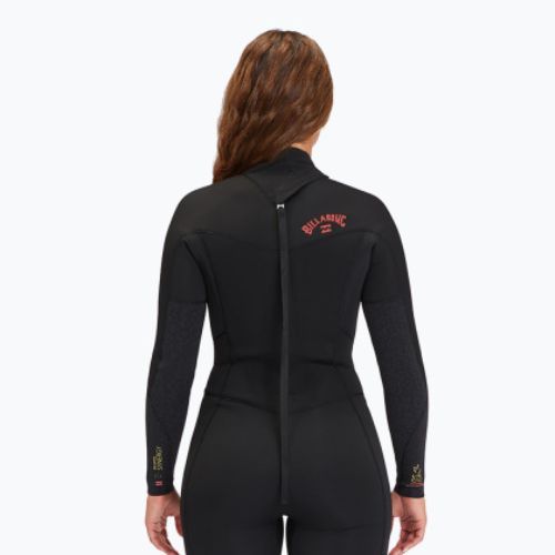 Pianka do pływania damska Billabong 3/2 mm Synergy Back Zip wild black