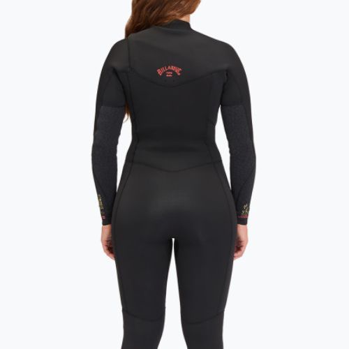 Pianka do pływania damska Billabong 4/3 mm Synergy Chest Zip wild black