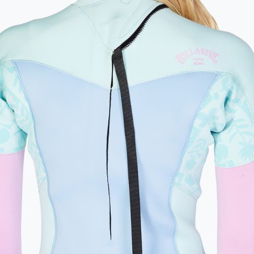Pianka do pływania dziecięca Billabong 4/3 mm Synergy Back Zip iceberg