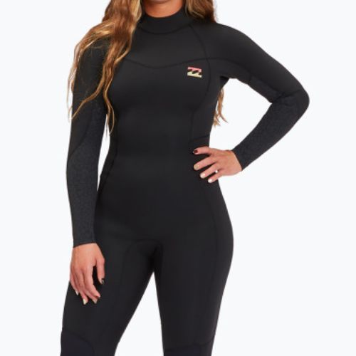 Pianka do pływania damska Billabong 5/4 mm Synergy Back Zip wild black
